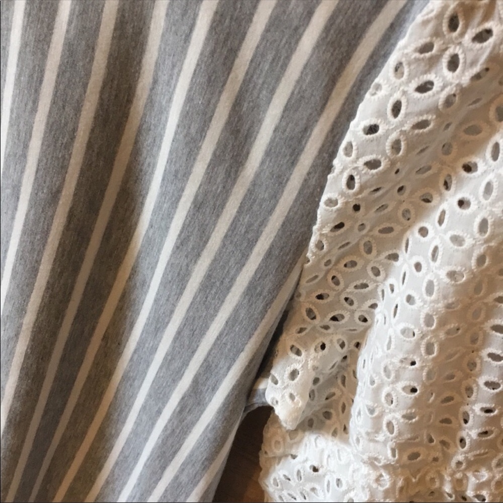 Heathers Gray Eyelet Dress - Picture 4 of 6